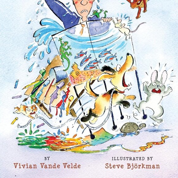 Chapter Book: 8 Class Pets 1 Squirrel 1 Dog Chaos by Vivian Vande Velde - Picture 2 of 3